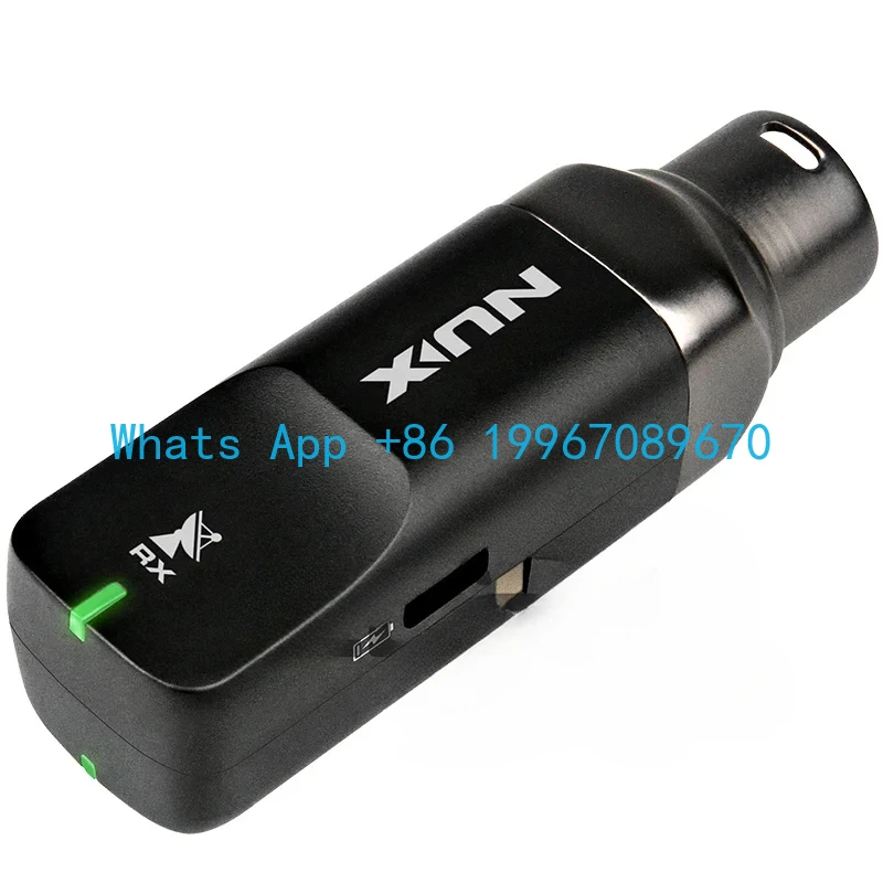 NUX Wireless Microphone,B6 Saxophone Microphone,Wireless Receiver and Transmitter,Plug and Play,Great for Trumpets, Clarinet