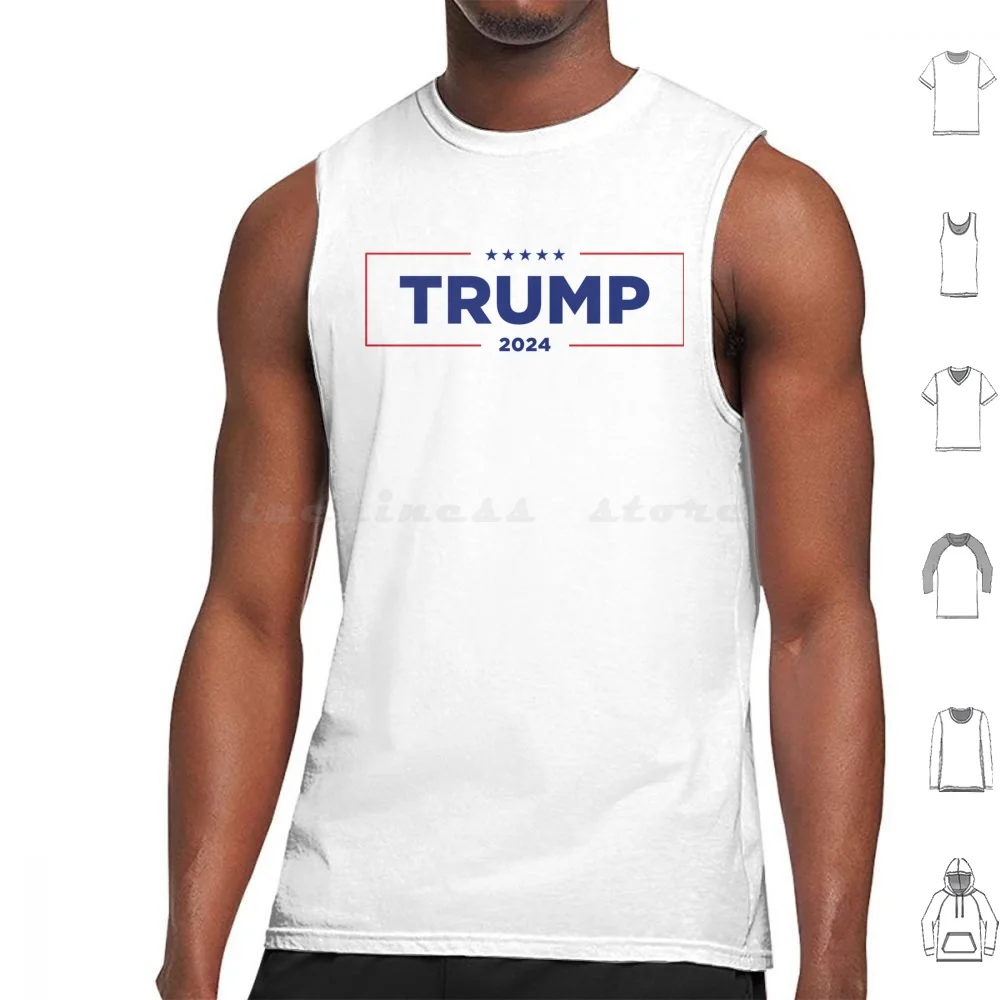 Trump 2024 Tank Tops Vest Sleeveless Trump Trump 2024 2024 Donald Donald Trump Donald J Trump President Trump President Potus