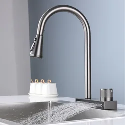 Cold and hot tap for kitchen sink