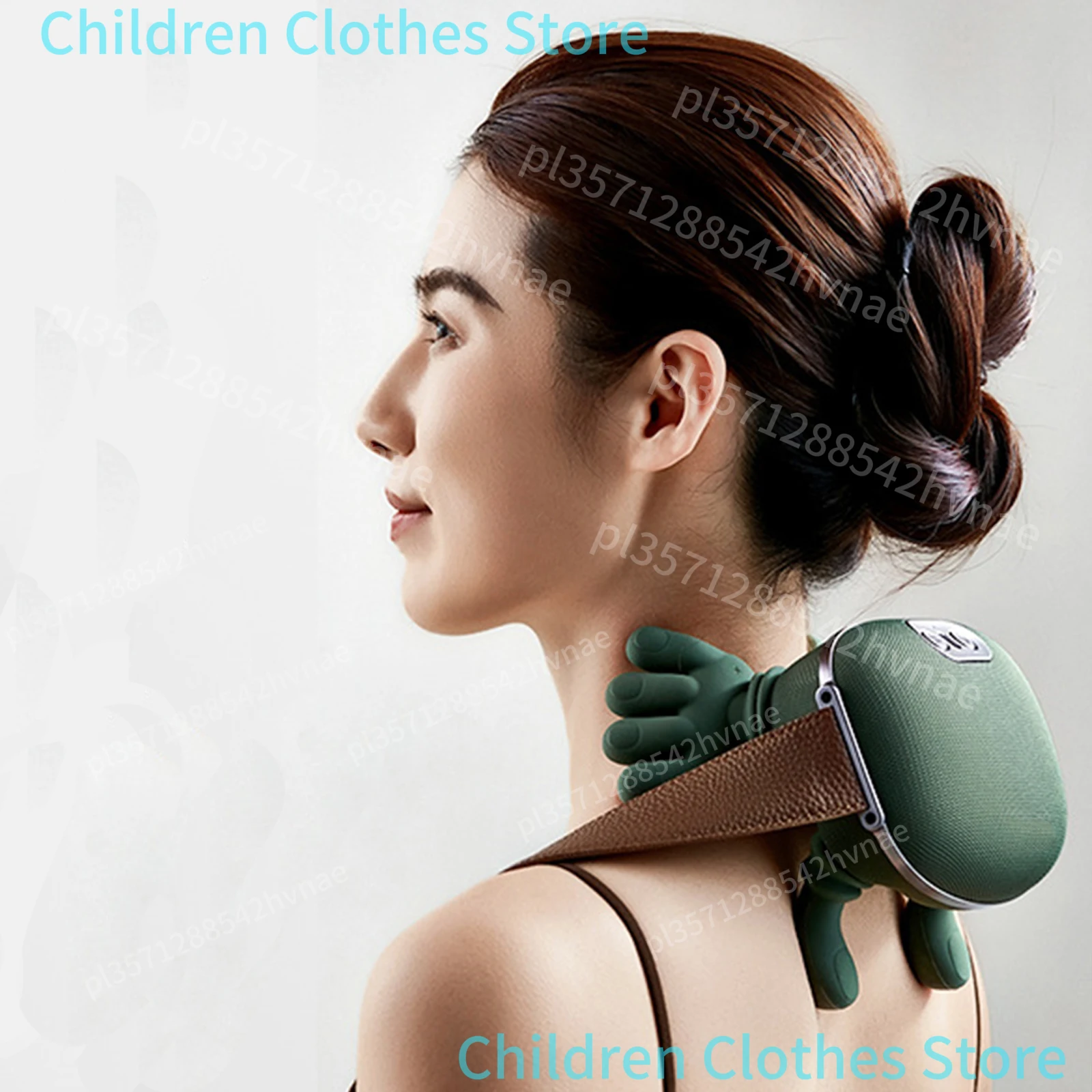 Masseur bionique pour le cou et les épaules, masseur chauffant pour le dos, pétrissage électrique des Muscles, oreiller de Massage pour le cou, la taille, les jambes et le corps ﻿ Modes à 3 niveaux