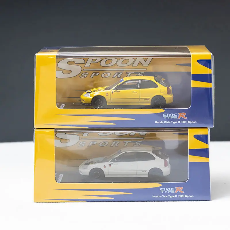 MH 1/64 ホンダ シビック タイプ R EK9 スプーン合金おもちゃ自動車ダイキャストメタルモデルギフト