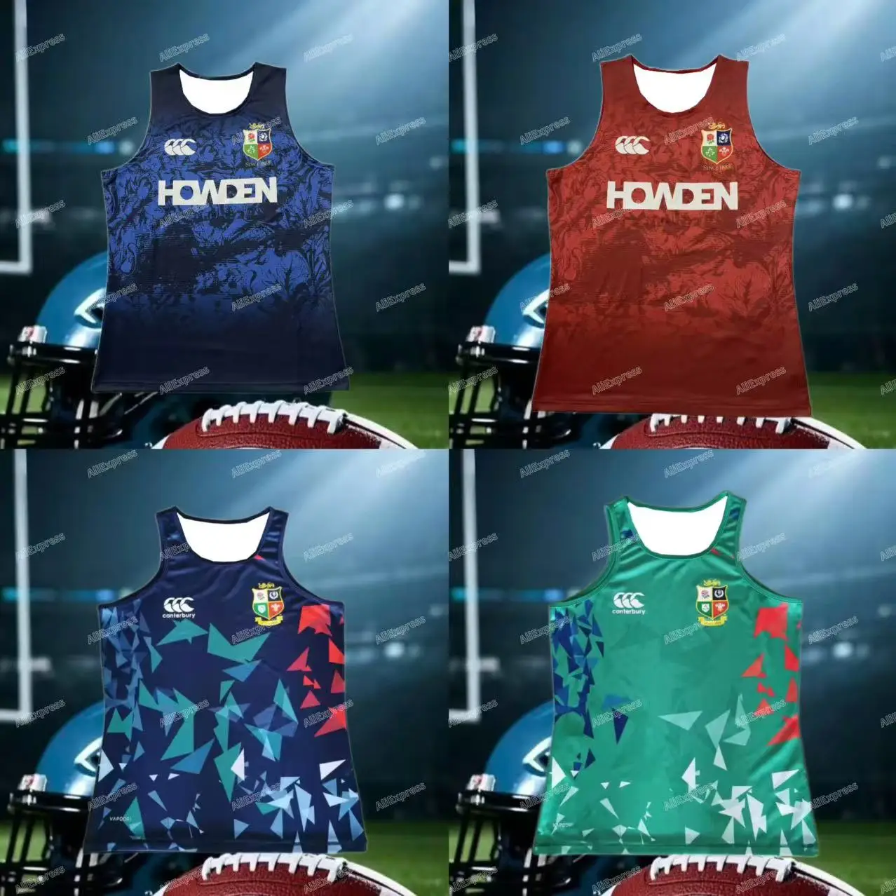 

2025 British Irish Lions Green Rugby Shirt Training Shirt Vest Comfortable Adult Children's Fashion Sweat-absorbing Ball Shirt