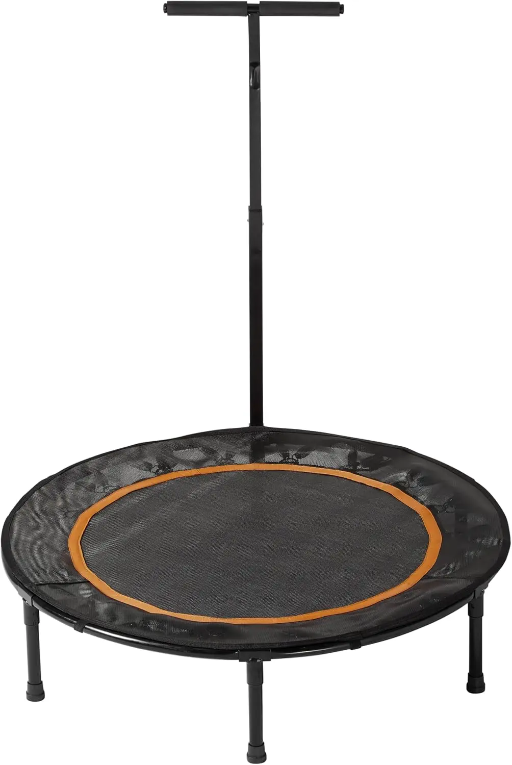 Fitness Trampoline with Adjustable T-Shaped Handle Bar, Black 40