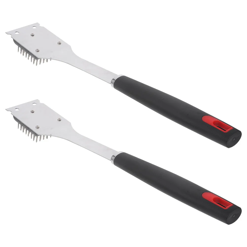 

2Pcs Grill Cleaning Tool Barbecue Rack Brush Portable Lightweight Easy to Use and Store Gift Idea Grill Brush Bbq Cleaning Tool