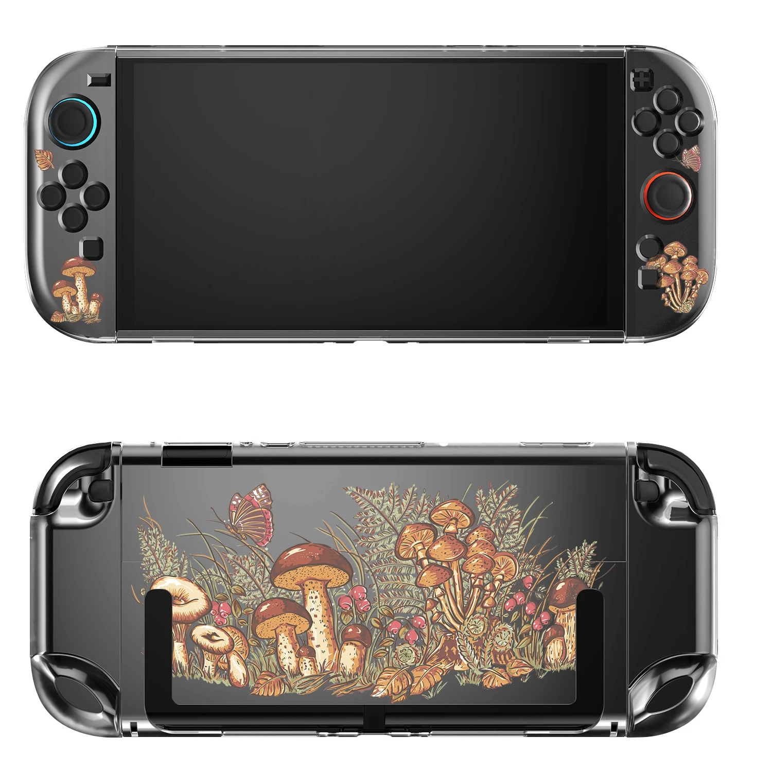 حافظة لجهاز نينتندو سويتش 2 فوندا غطاء حماية قابل للإرساء كوخ فطر بولي يوريثان سويتش 2 ملحقات وحدة تحكم JoyCon #2