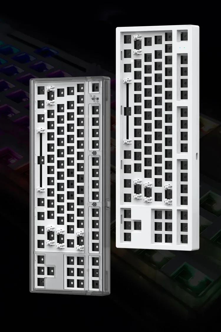 for 80% Kit Pcb 87 Custom Rgb Switch Leds Hot  Swapping Socket Type C Mechanical FL Esports MK870 Keyboard
