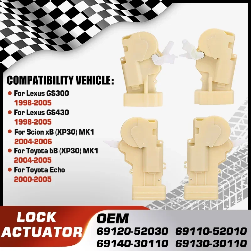 

Car Central Door Lock Actuator Latch Module Motor Mechanism For Lexus GS300 Lexus GS430 Scion xB MK1 Toyota bB MK1 Toyota Echo