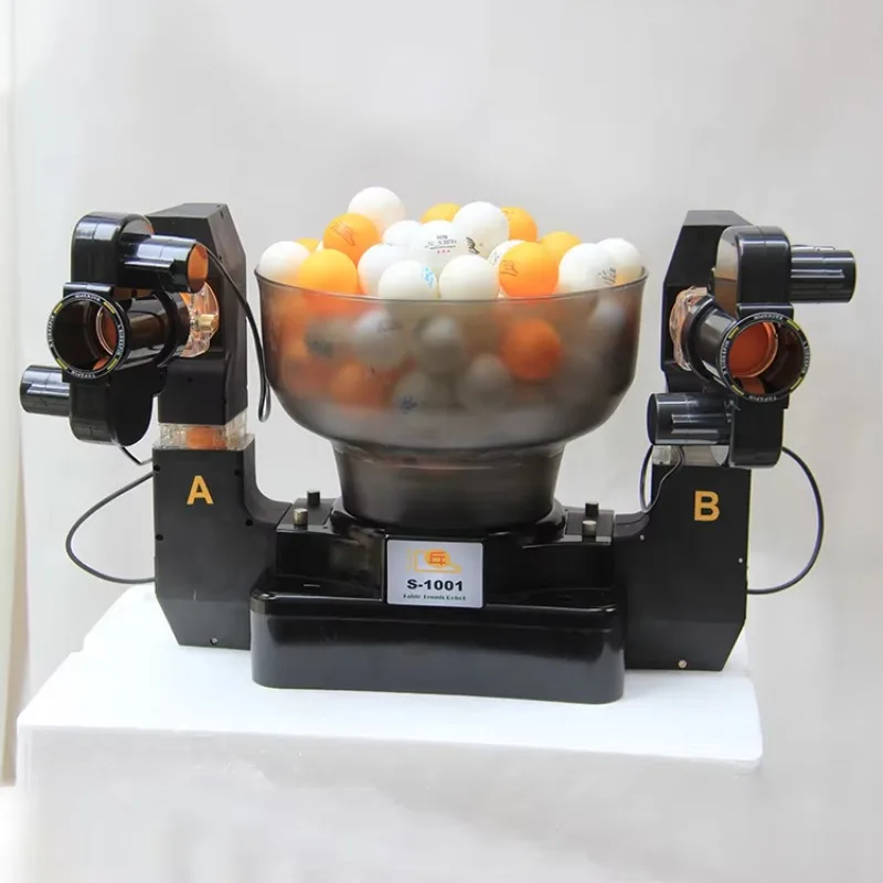 HuiPang S1001 آلة تقديم أوتوماتيكية لتنس الطاولة آلة تدريب تنس الطاولة المهنية روبوت تنس الطاولة