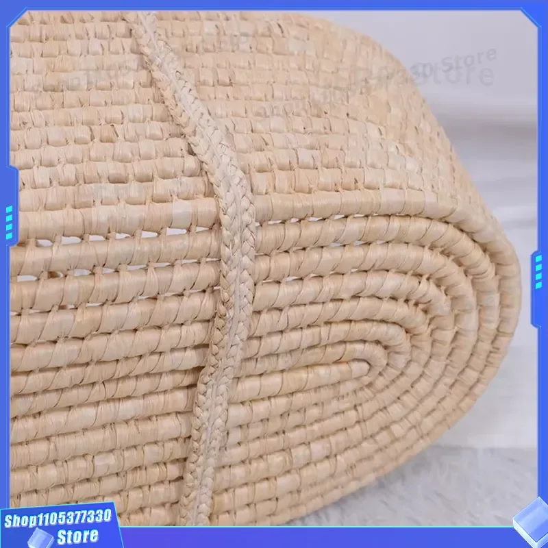 Handmade Cornhusk Baby Sleeping Basket Natural Moses Cradle for Newborns Portable Nursery Bedding Wholesale Home Decor Gift