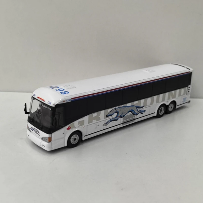 IR HO IXO 1/87 Scale MCI Motorcoach D4505 Bus Alloy Simulation Car Model Static Collection Decorated Holiday Toy Souvenir Gift