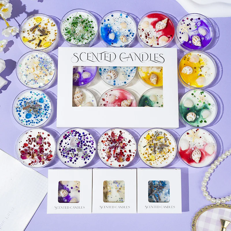 Dried Flower Sequins, Crystal Stones, Scented Candles, Shell Atmosphere Candles, Decorative Items, Souvenirs And Gifts