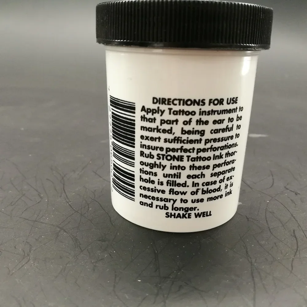 A Imported Black Tattoo Ink For Animal Ear Forceps Pig Sheep Poultry Marking