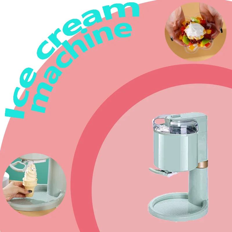 Máquina de helado completamente automática, tubo dulce, máquina de postre DIY para niños pequeños para uso entre padres e hijos