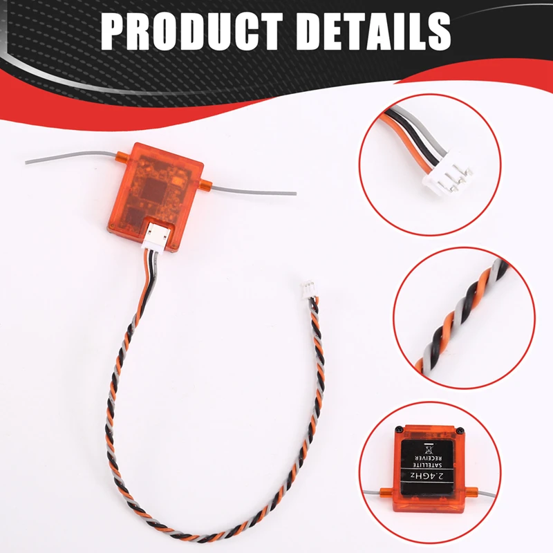 Receptor de satélite DS-M2 DS-MX, botón de emparejamiento, pequeño satélite para receptor de satélite Spoketrum JR CM703, satélite pequeño