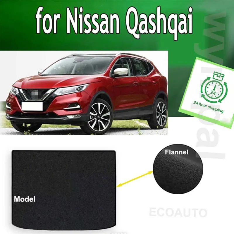 

TREADFIT Rear Trunk Mats For Nissan Qashqai 2016-2025 Boot Cargo Liner Tray Trunk Pads