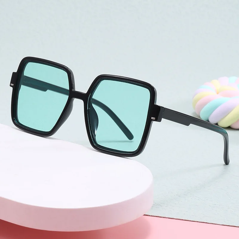 Fashionable Square New Baby UV Resistant Sunglasses, Color Shading Children's Glasses