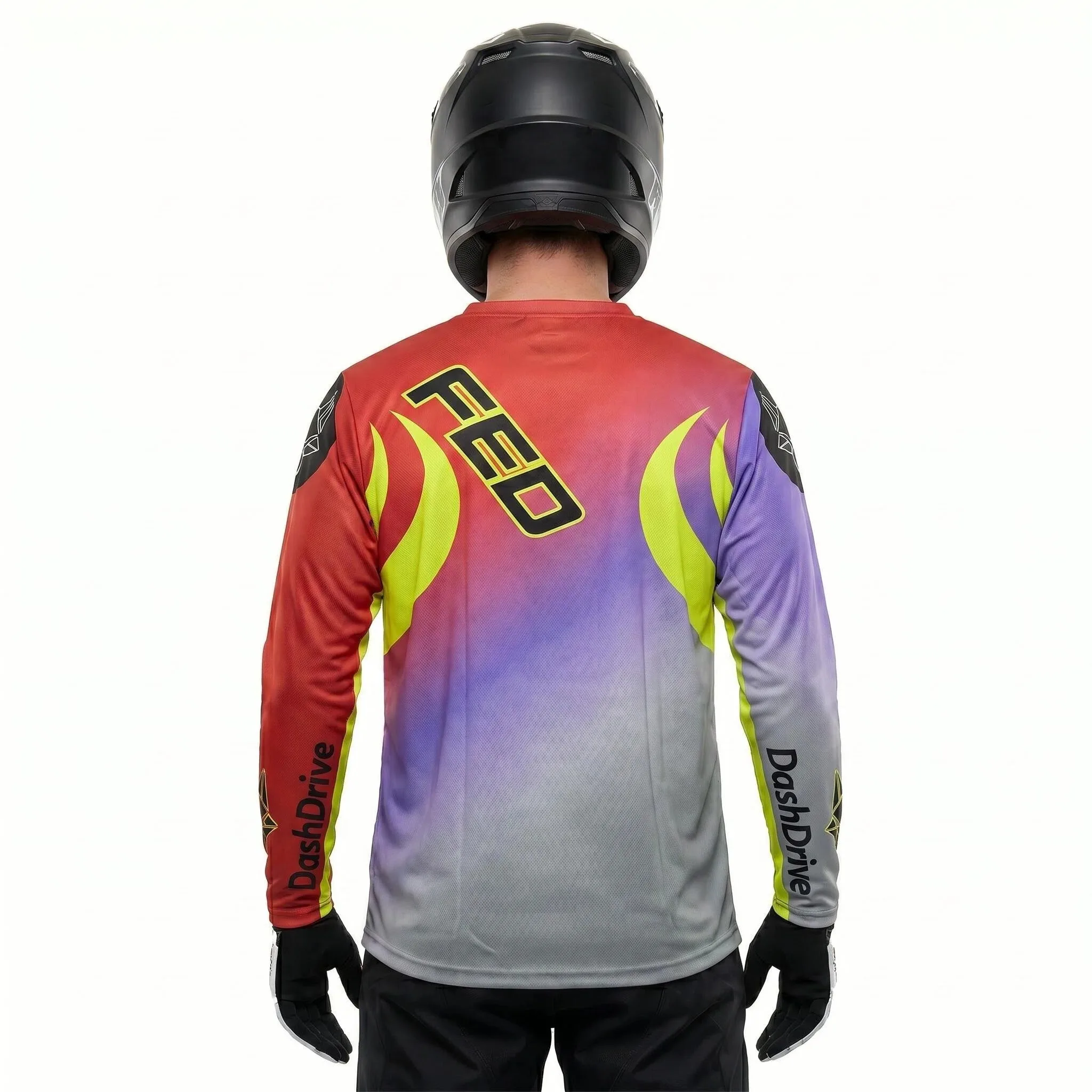 2026 Off Road Downhill New Jersey Long Sleeve Quick Dry Breathable MTB Dirt Bike Loose Fit Motocross Racing Wear
