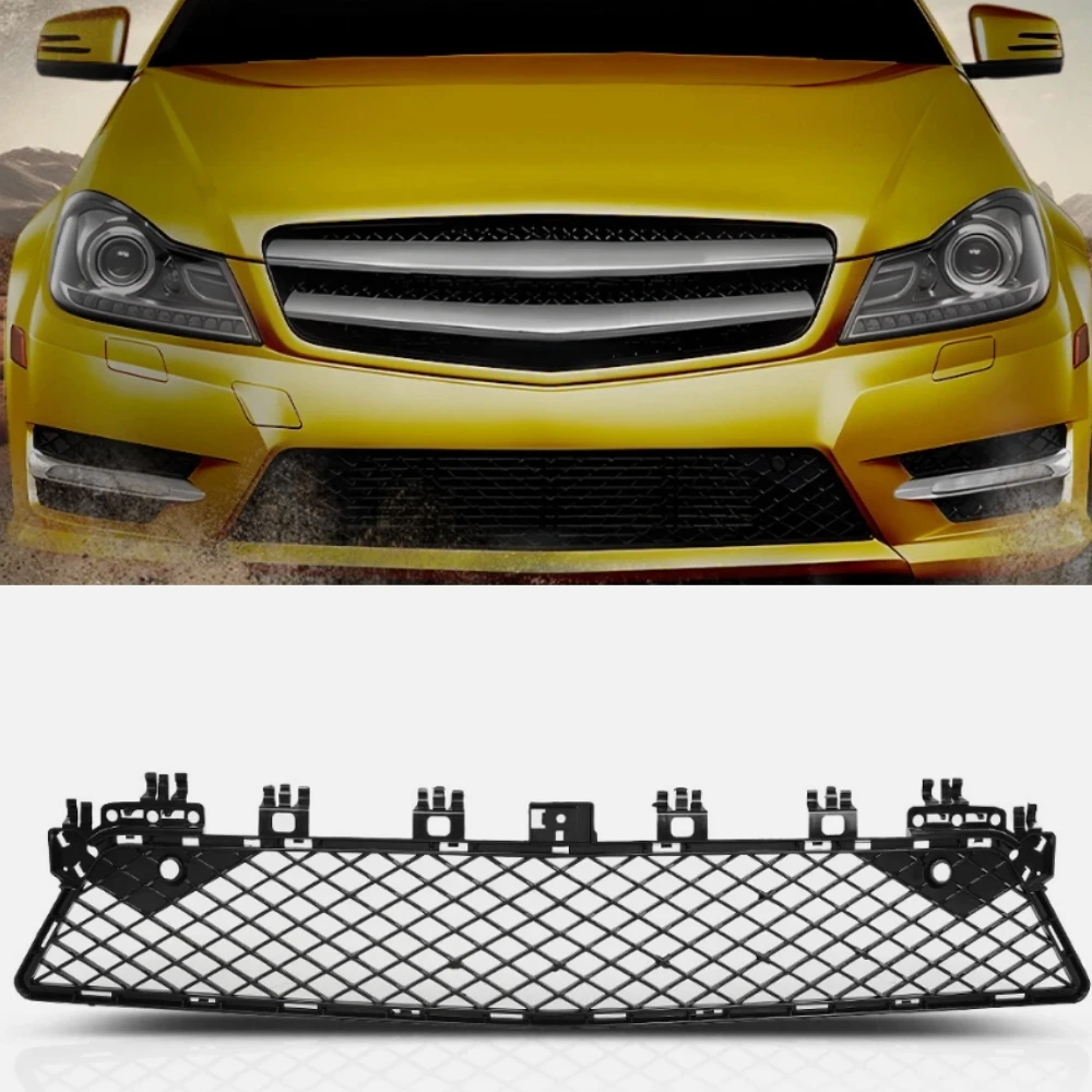 Front Bumper Lower Grille A2048851324 A2048850853 For Mercedes Benz C-Class W204 2012-2015 C250 C350