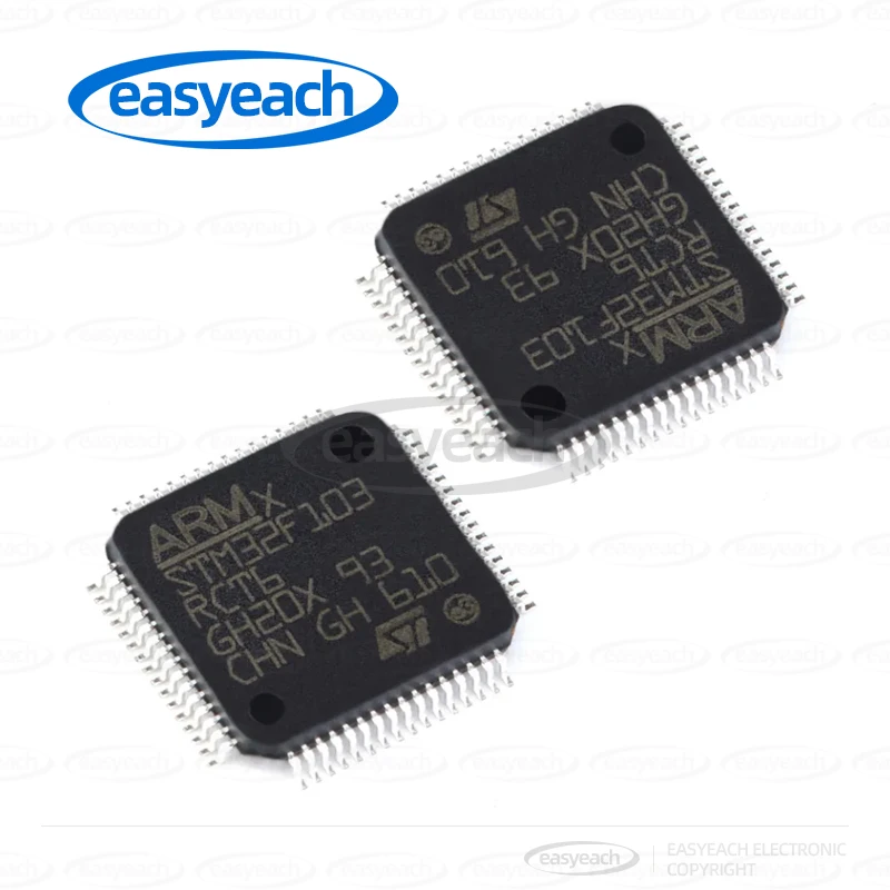 STM32F103RCT6 LQFP-64 ARM Cortex-M3 72 МГц 256 КБ Flash/32-битный микроконтроллер-MCU Микроконтроллер