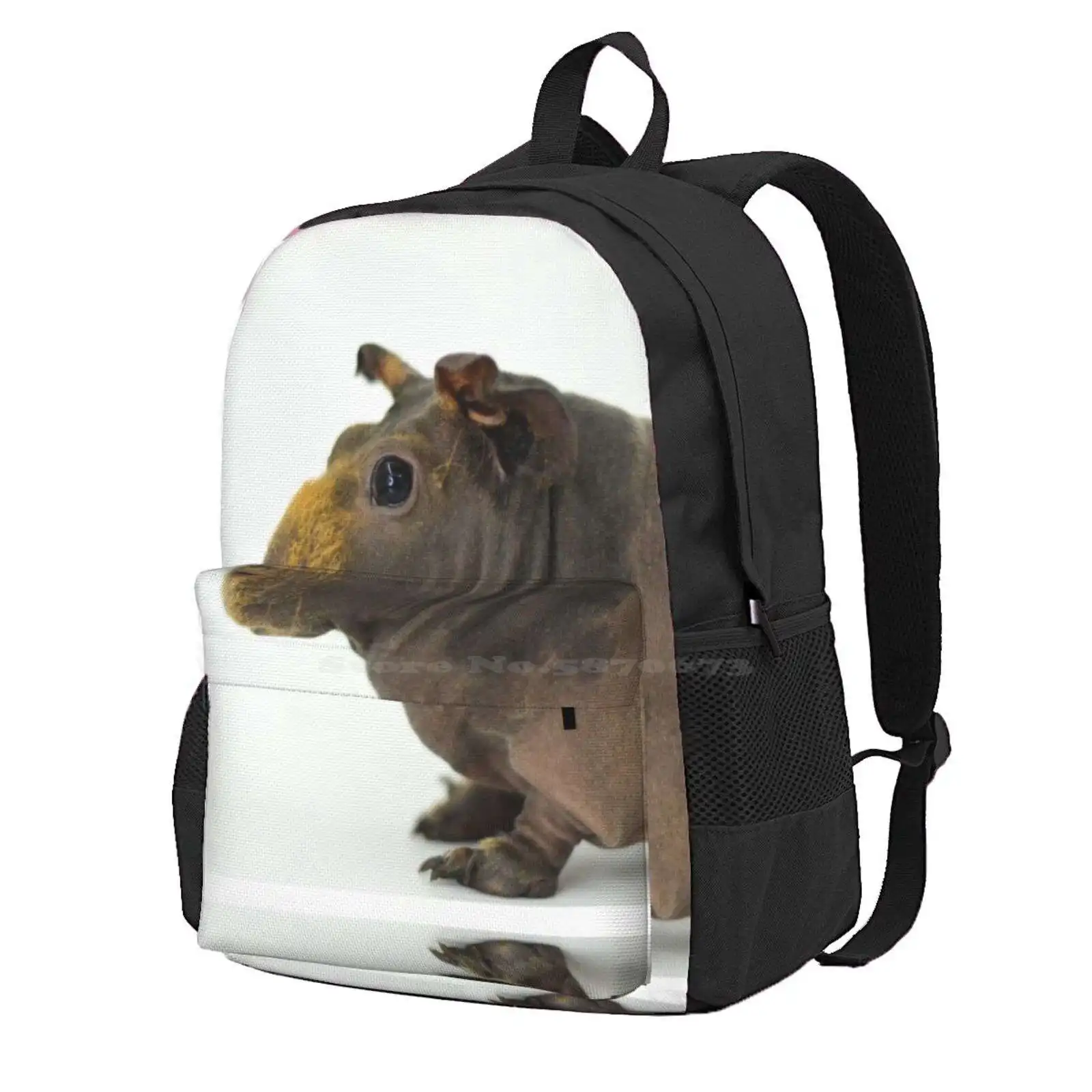 Skinny Pig Hairless Guinea Pig Hot Sale Schoolbag Backpack Fashion Bags Skinny Pig Guinea Pig