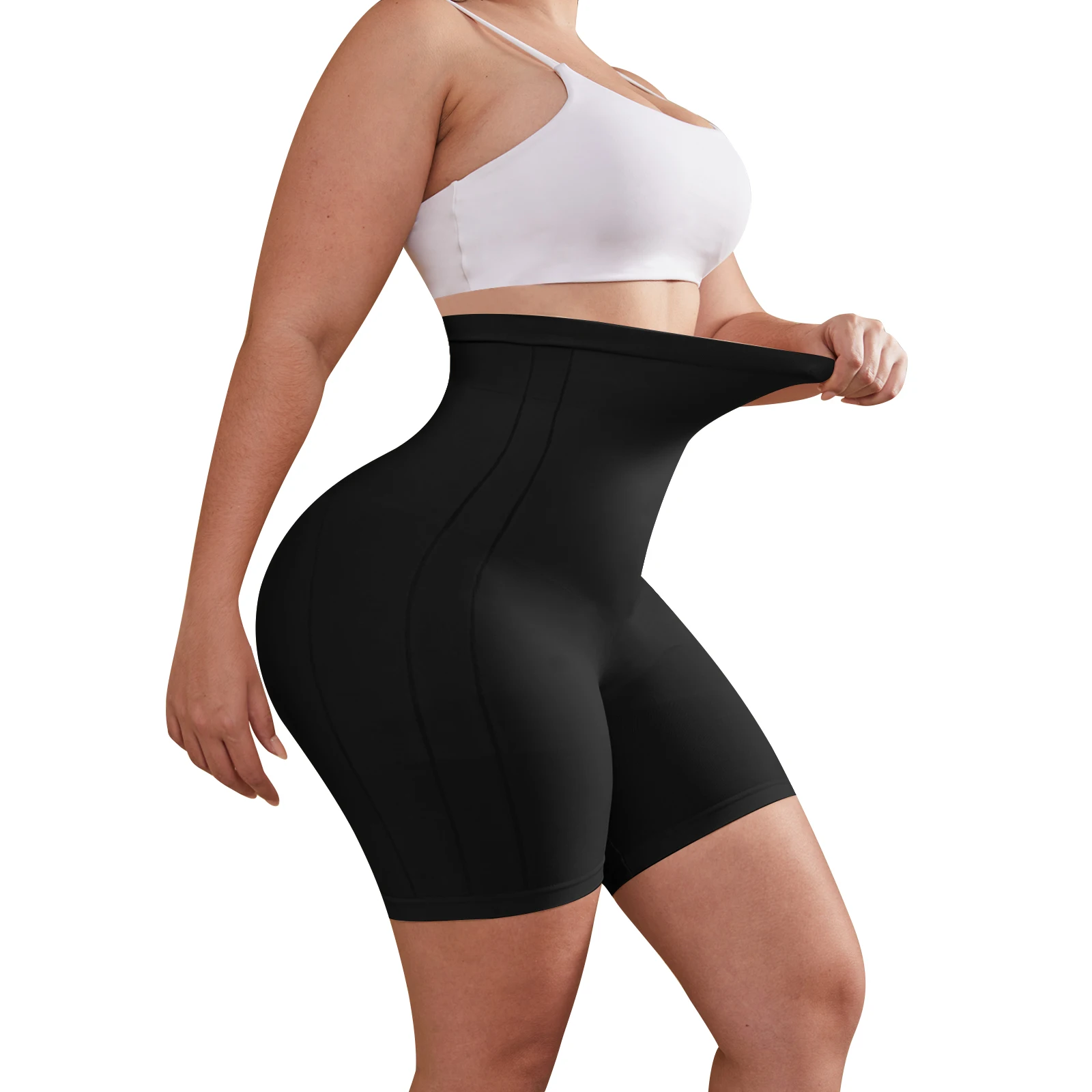 

Plus size Tummy Control Shapewear for Women,Seamless High Waist Underwear, Faja Body Shaper Panties, Thigh Slimming Shorts
