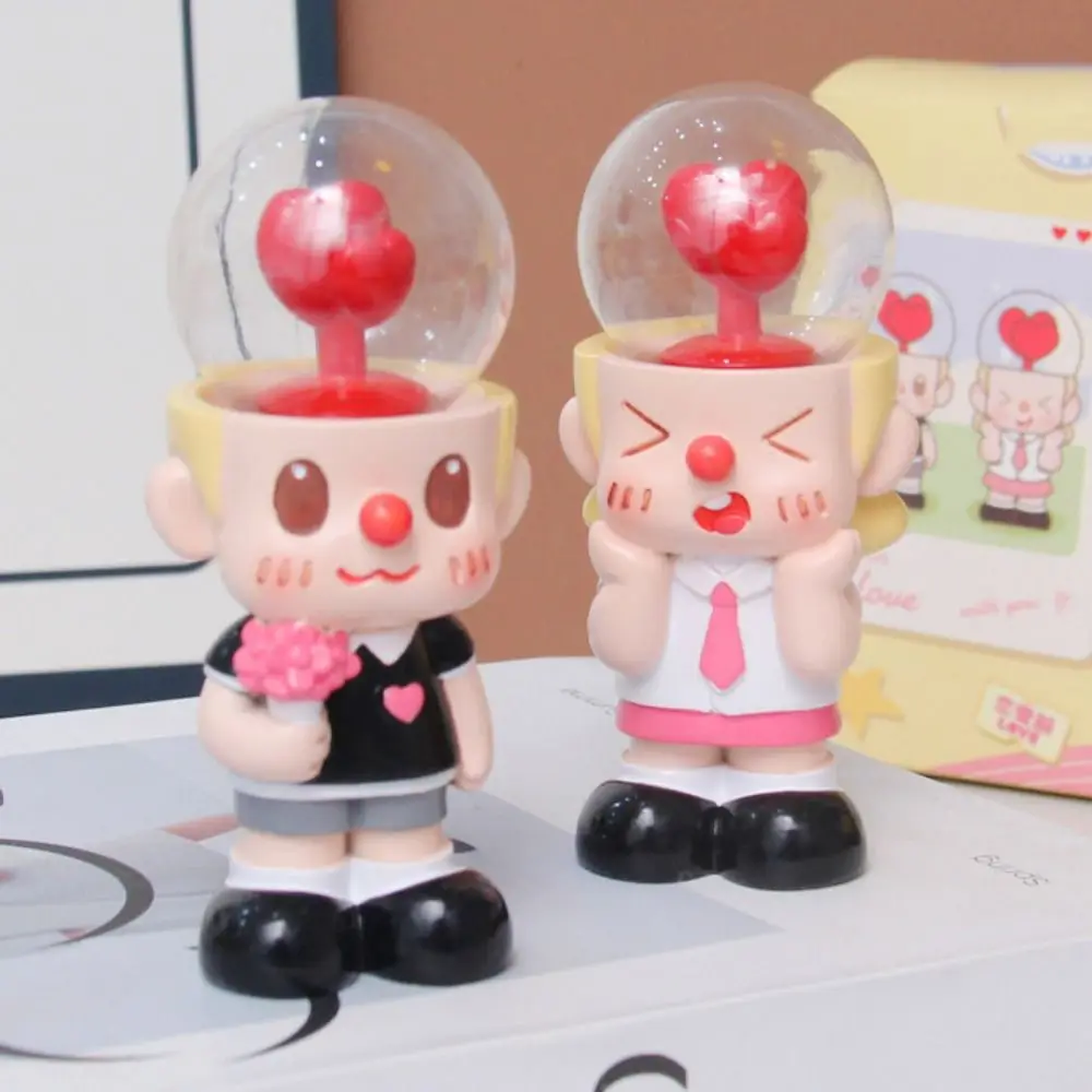 Figuras de juguete modelo de pareja de resina, estabilidad emocional, Mini serie de figuras de acción para niños y niñas, estatua artesanal