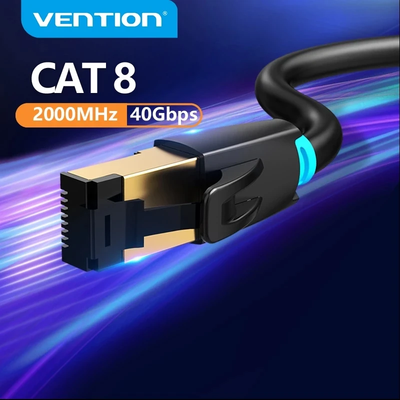 

Кабель Ethernet CAT 8, сетевой кабель RJ45, SSTP, 40 Гбит/с, для компьютера, ноутбука, роутера, модема, кабель локальной сети