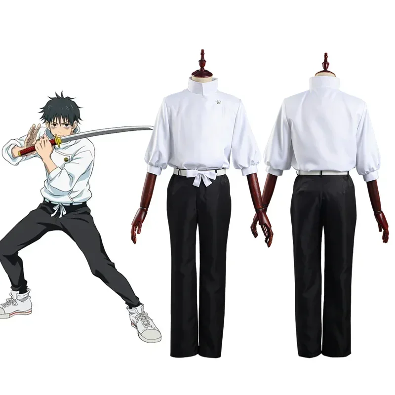 

FC6 Anime Cosplay Costume Jujutsu Kaisen Yuta Men Women Halloween Party Uniforms Carnival Suit Full Set Disfra@FC8!