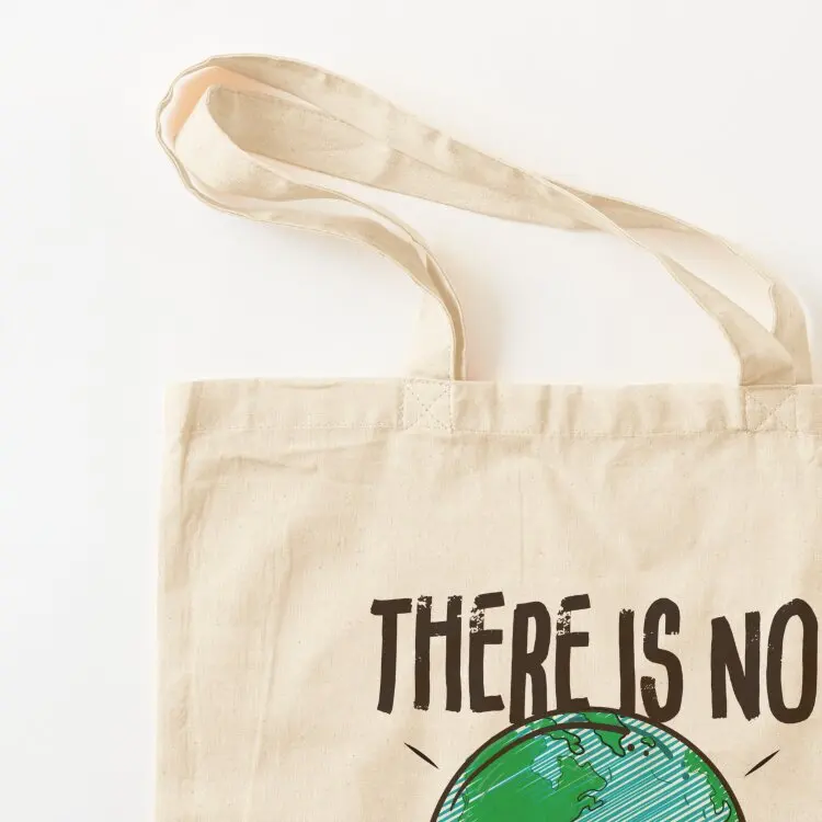ليس هناك كوكب B - حقيبة حمل للتوعية البيئية حقائب نسائية حقيبة قماش حقيبة يد نسائية حقائب بقالة قابلة لإعادة الاستخدام #3