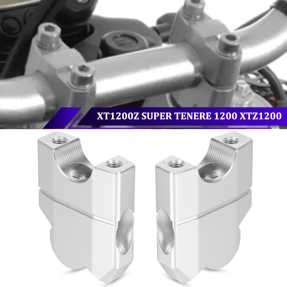 Motorcycle HandleBar Riser For Yamaha XT1200Z SUPER TENERE 1200 XTZ1200 XTZ XT Z 2010 - 2020 Handle Bar Mount Clamp Adapter