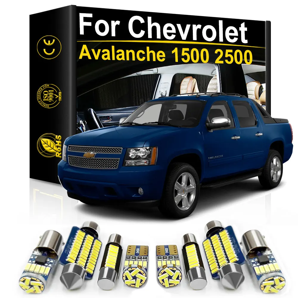 Car LED Interior Light For Chevrolet Avalanche 2002 2007 2008 2009 2010 2011 2012 2013 2014 Accessories Dome Trunk Lamp Canbus