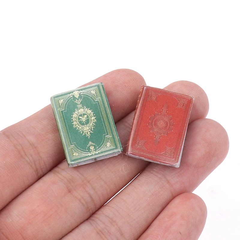 50pcs Mini Boek Livre Note Books Model Toys Miniature Items Things Dollhouse Furniture Accessorie for Bjd 1/12 Dolls House