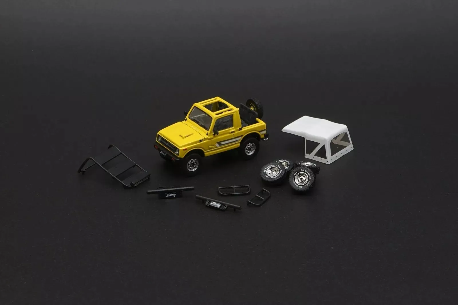 

Jimny SJ413 (2nd Gen) -- Yellow -- BM Creations 1/64 Diecast Model Car Collection Limited Edition Hobby Toys