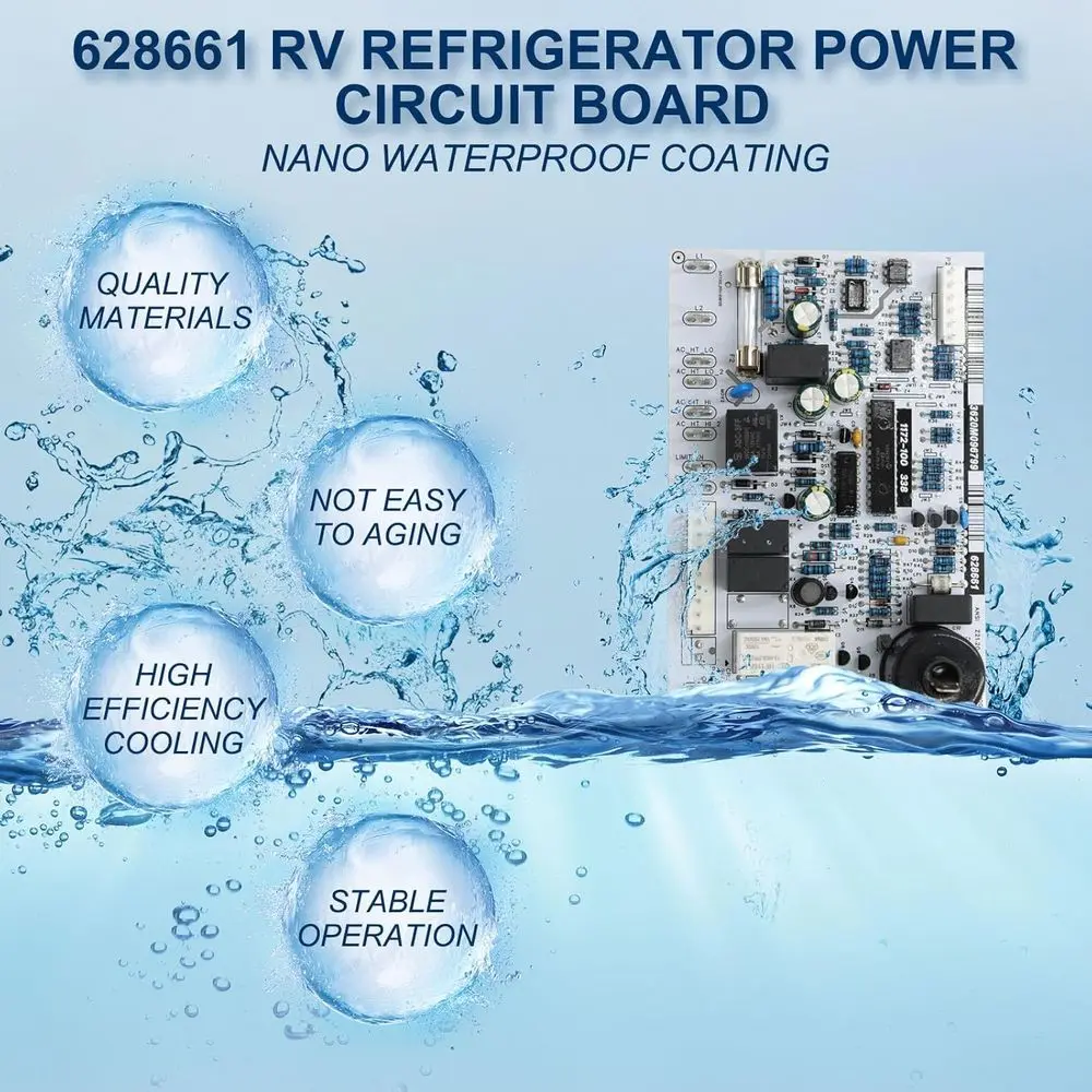 ترقية 628661 RV الثلاجة مقاوم للماء لوحة دوائر كهربائية استبدال ل Norcold N41X N51X N6X N8X N1095 NX/NXA ، 1200،1210،1211
