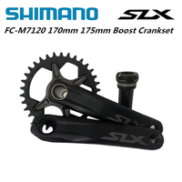 SHIMANO SLX M7100 M7120 Crankset 12S MTB Bike 170mm 175mm Chainwheel M7100 30T M7100 32T 34T Bicycle Crankset Bike Cycling
