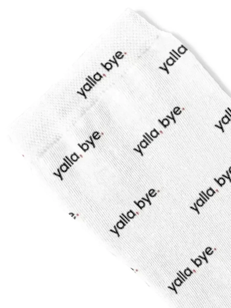 Yalla, Bye. Socks cotton ankle Toe sports Hiking boots Socks For Man Women's