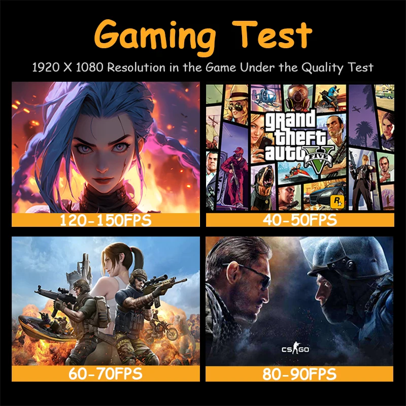 ASL AMD Radeon RX 550 4GB GDDR5 128Bit PCI-E 3.0 Low Profile Gaming Video Graphics Card HDMI-compatible DP For PC