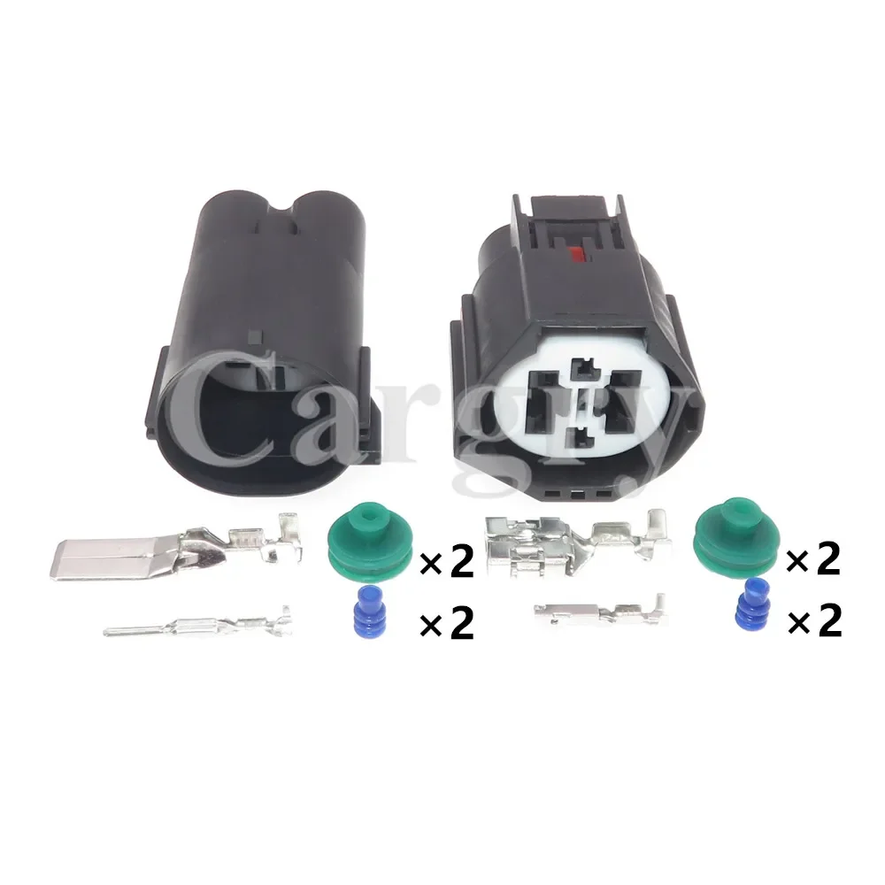 1 Set 4P Car Wiring Socket 7283-8497-90 AC Assembly Auto Parts Automobile Cooling Fan Sealed Composite Connector