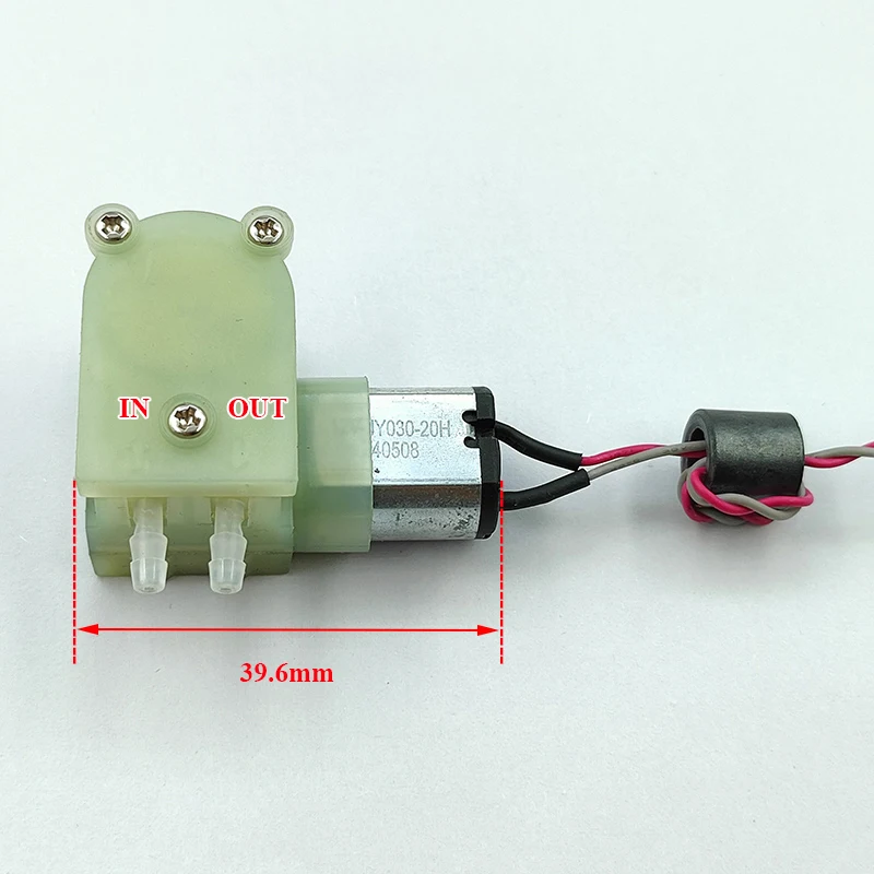 Mini bomba peristáltica JYPDM-4F01 DC 12V, pequeña bomba dosificadora de Motor 030 con microasucción autocebante para Control de flujo de líquido