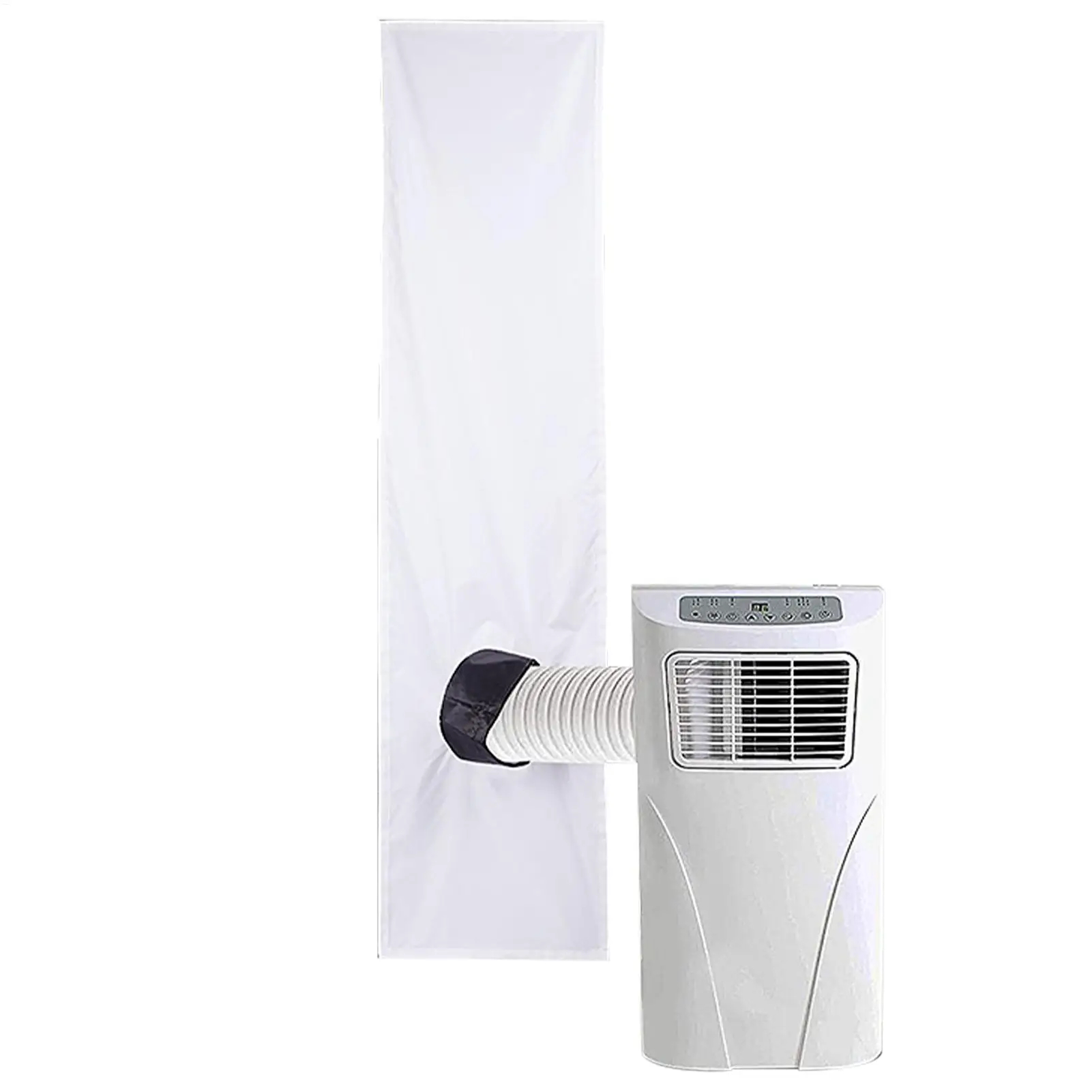 2M/3Meter Universal Window Seal Portable Air Conditioner And Tumble Dryer AC Window Sealing Cloth Kit With Adjustable Coupler