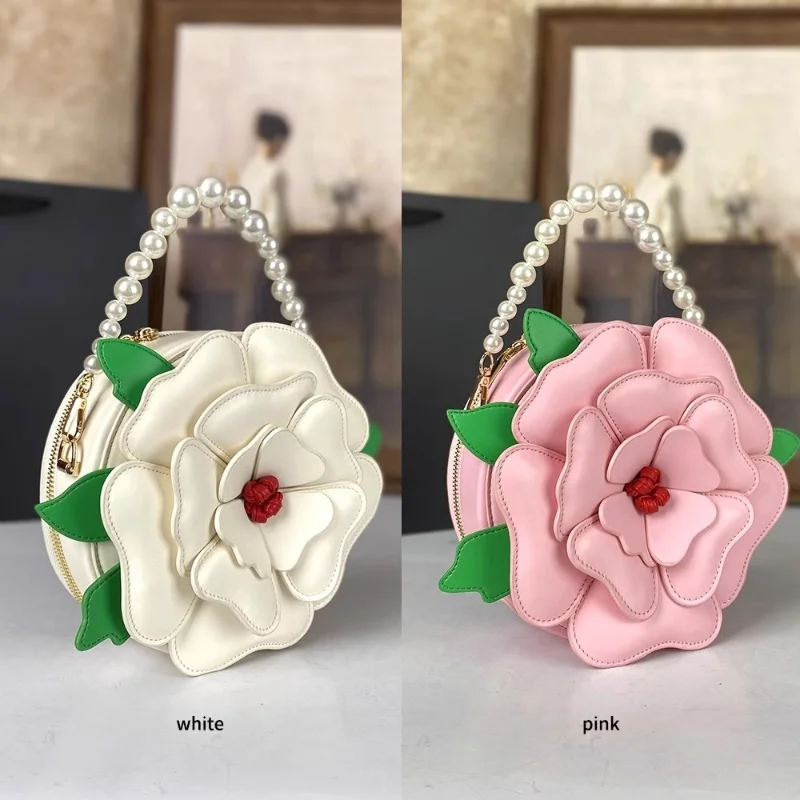 

Flower Fashion Handbag, Single-Shoulder Crossbody Bag