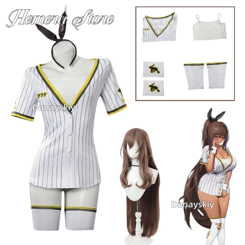 

Noyale Cosplay Anime Game NIKKE Cosplay Costume Noyale Sexy Baseball Uniform Suit Halloween Party Outfit for Women