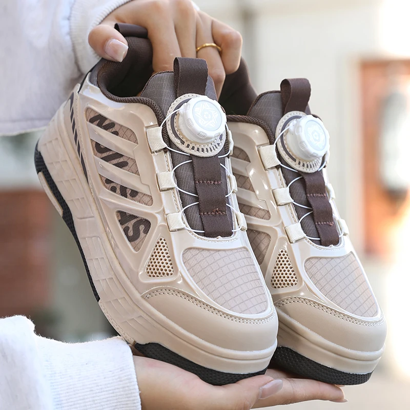 

2025 New Heelys (Fall & Winter) for Kids: Boys' & Girls' 4-Wheel Invisible Retractable Skates