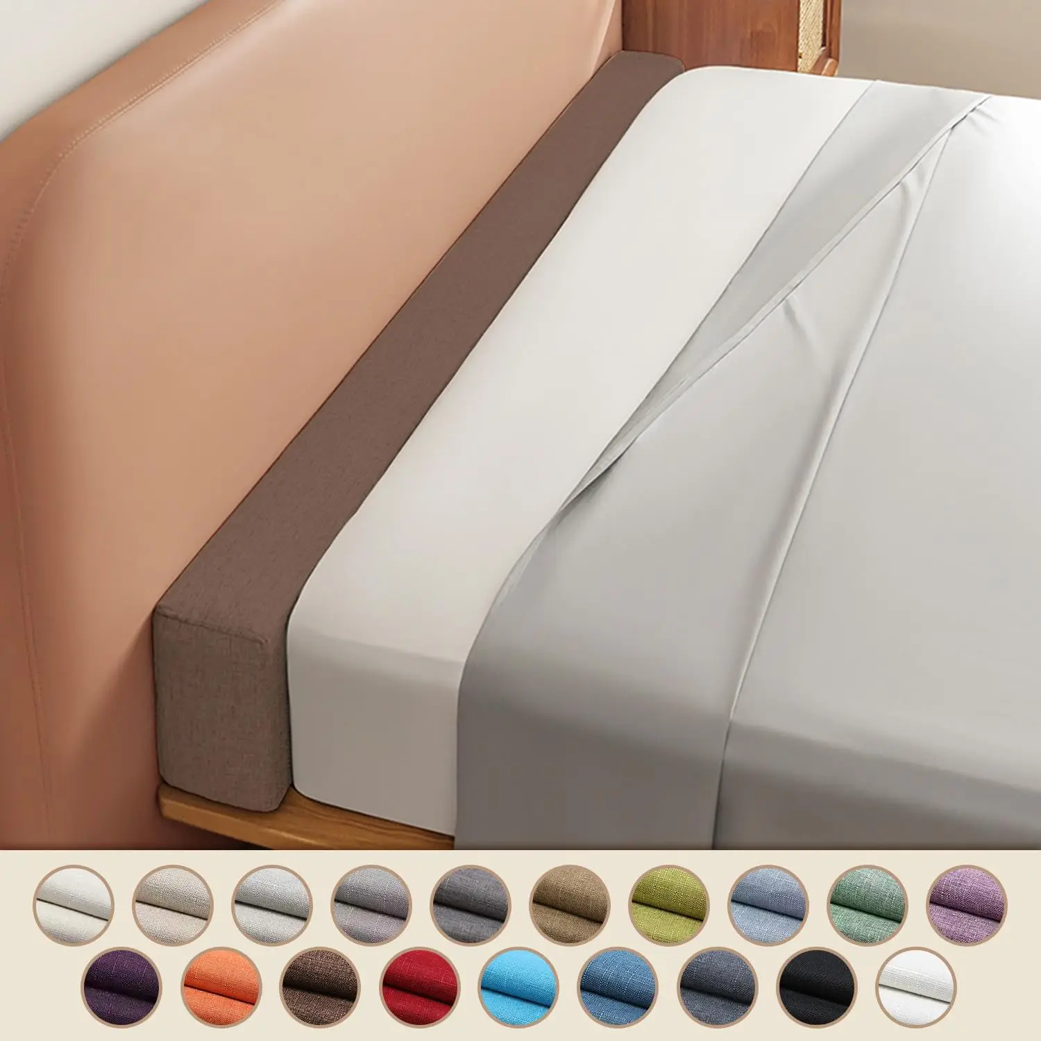 

Bed Gap Filler Mattr Extender 60X2X10In(Lxwxh) Headboard Pillow Close Gap Between Mattr And Wall For Full/Twin/Queen/Cal