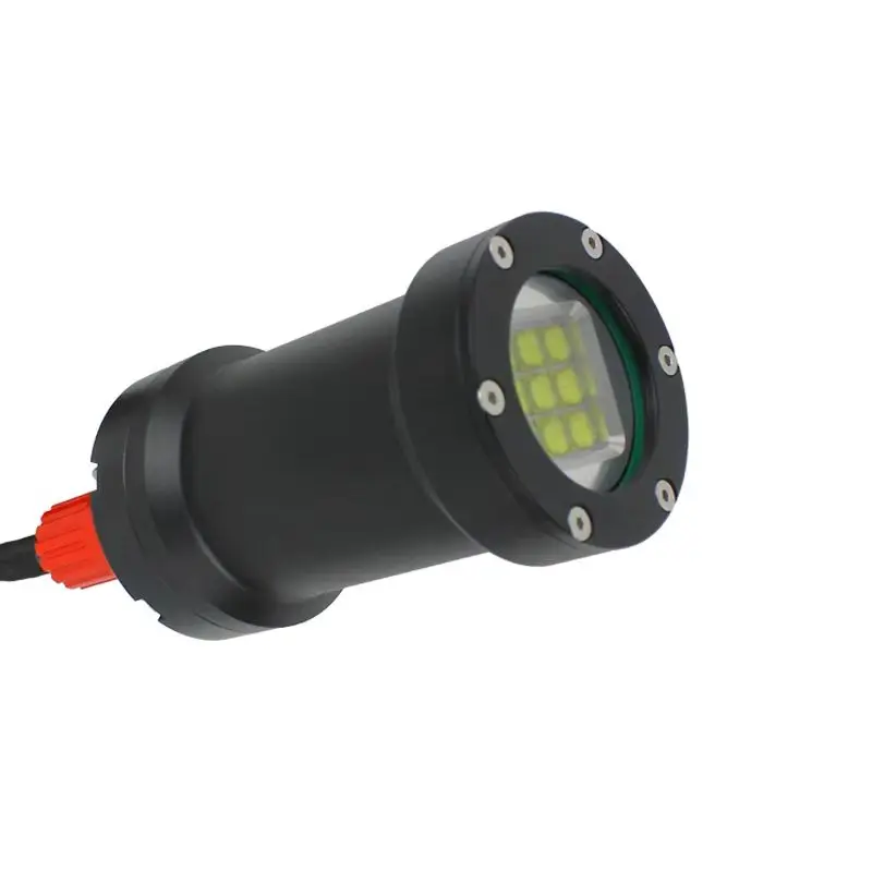 AAAAAWaterproof High Brightness LED Lighting Underwater Robot ZF-LL-063-10000 ROV 10000 Lumen Compact Subsea Light