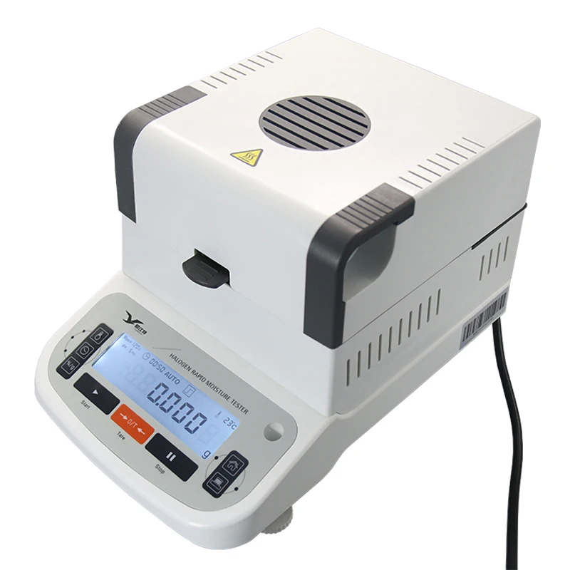 Grain Moisture Tester Halogen Laboratory Moisture Analyzer Food humidity measuring instruments moisture meter for plastic rubber