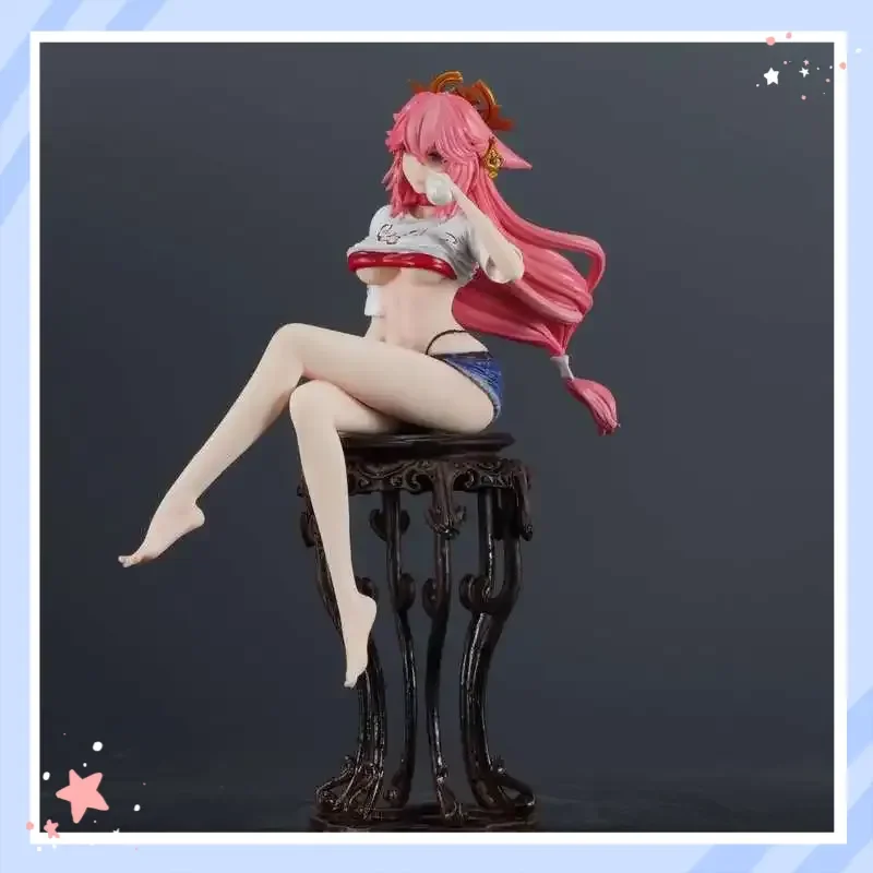 

Высококачественная фигурка Яэ Мико из Genshin Impact, коллекционная модель, игрушка, аксессуар для игры, украшение, подарок