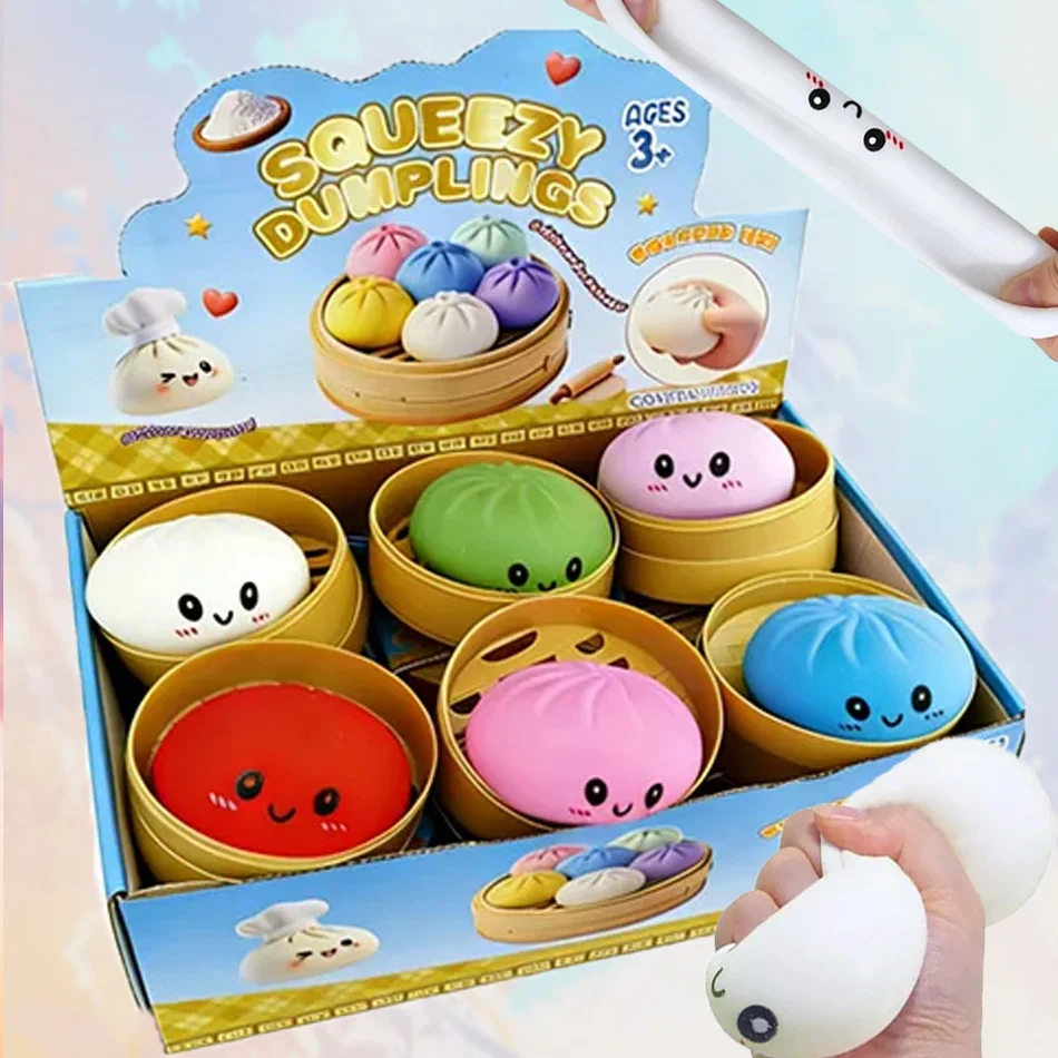

Красочные имитационные игрушки-антистресс в виде пельменей: расслабляющие, снимающие тревогу, повышающие настроение, многоразовые, упругие, для снятия стресса