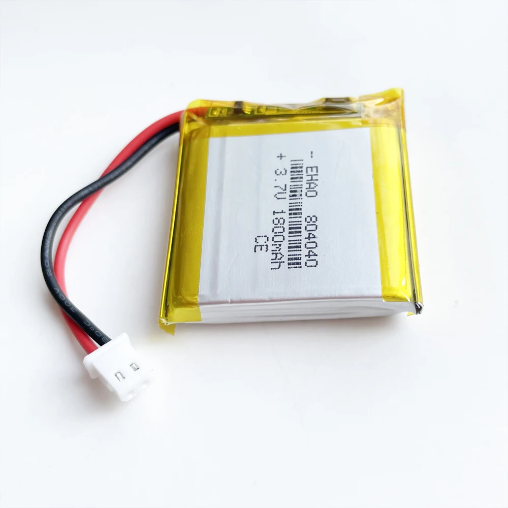 5 szt. 3.7V 1800mAh akumulator Lipo 804040 MX 5264 2pin 2.54mm wtyczka do nawigacja GPS rejestratora DVD aparat telefoniczny mobilna