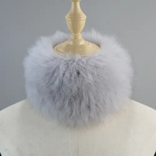 2026 Hot Sale Women Real Fox Fur Scarf Fur Headbands Good Elastic Winter Luxury Neck Warmer Natural Fur Mufflers Ring Scarves - Image 19